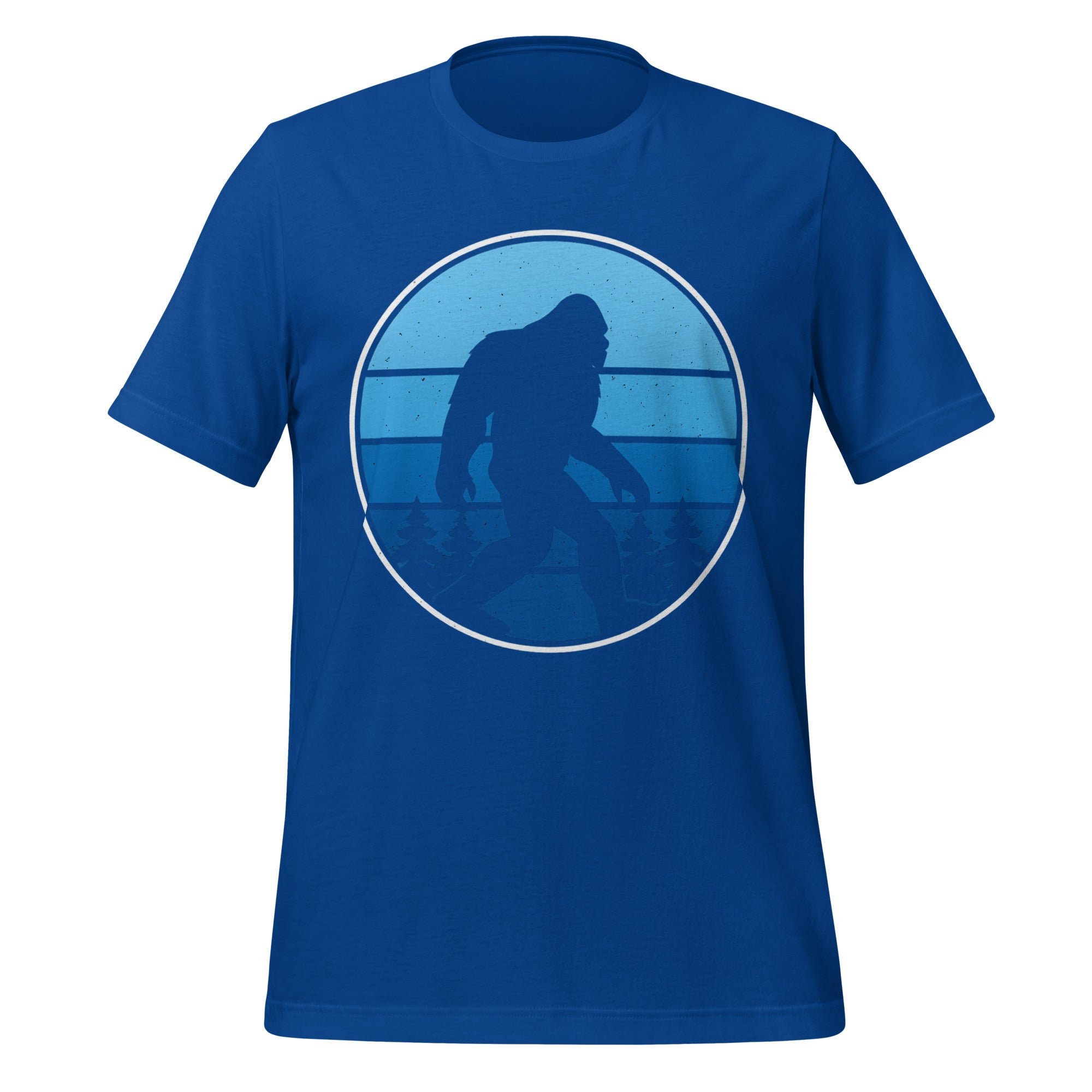 Kentucky Bigfoot T-Shirt | Blue Forest Silhouette Glow | Classic - Bluegrass Elite Apparel LLC