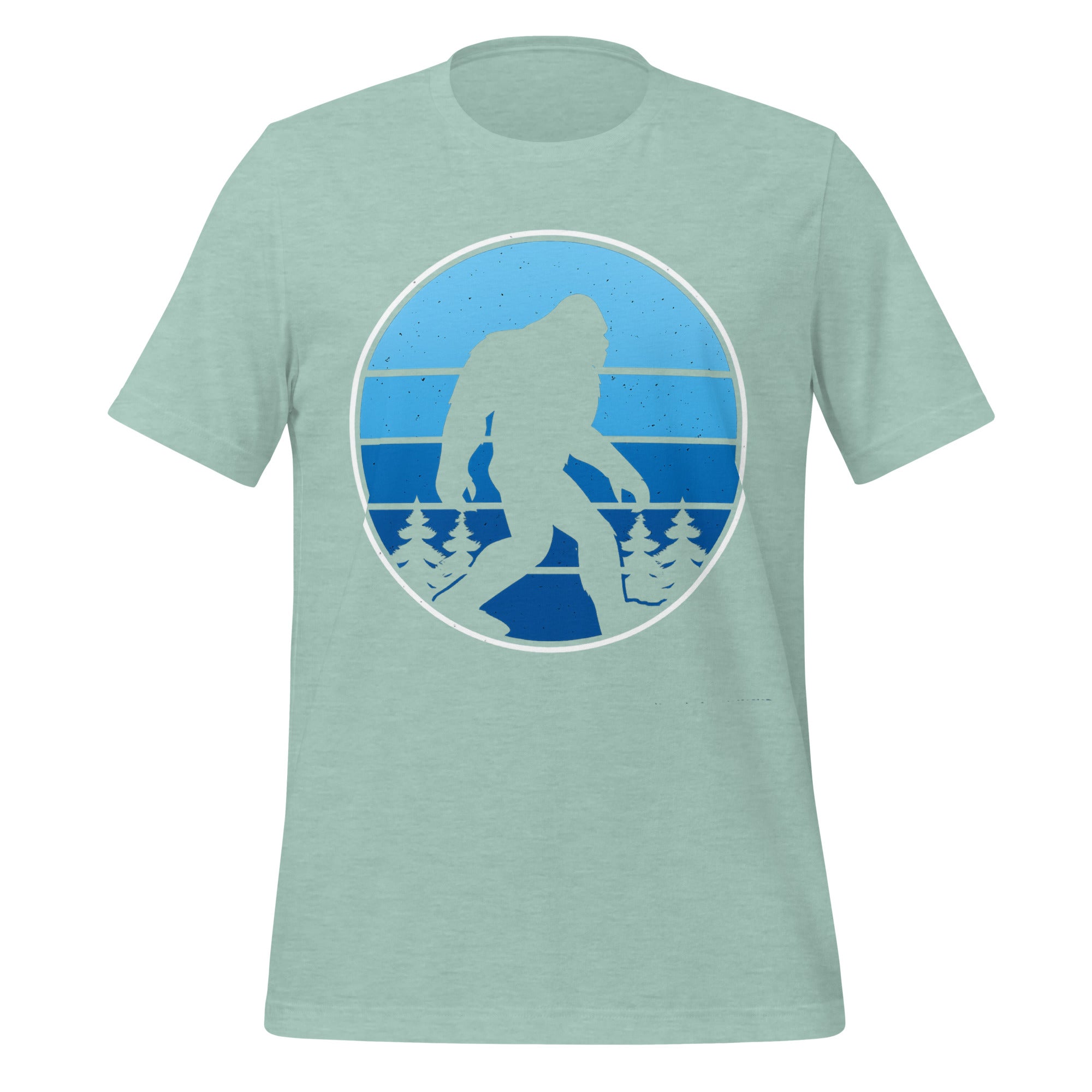 Kentucky Bigfoot T-Shirt | Blue Forest Silhouette Glow | Classic - Bluegrass Elite Apparel LLC