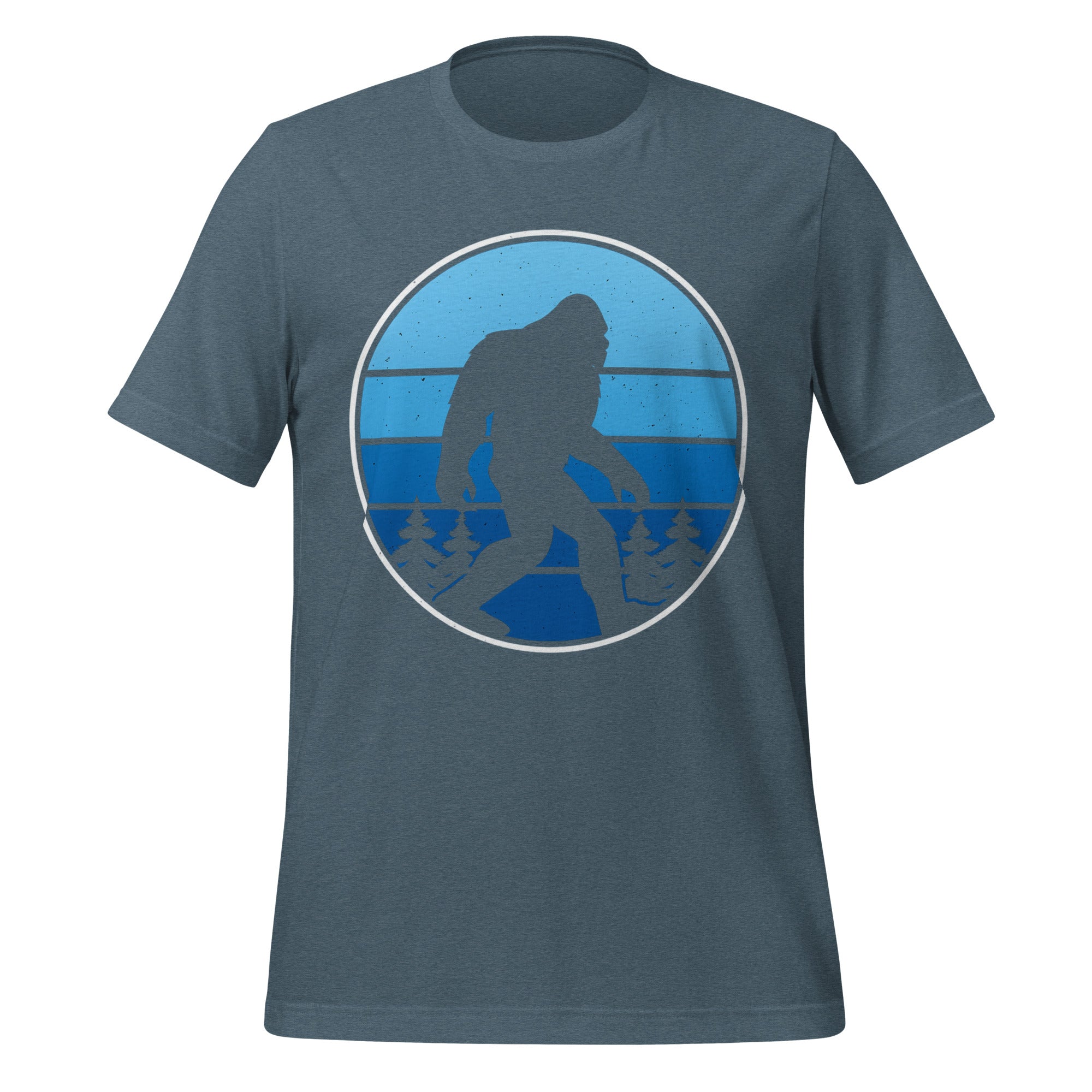 Kentucky Bigfoot T-Shirt | Blue Forest Silhouette Glow | Classic - Bluegrass Elite Apparel LLC