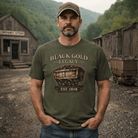 Kentucky Black Gold Heritage T-Shirt | Vintage Coal Cart Design | Classic - Bluegrass Elite Apparel LLC