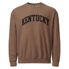Kentucky Block Letter Sweatshirt | Bold Black Text | Vintage Fleece - Bluegrass Elite Apparel LLC