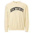 Kentucky Block Letter Sweatshirt | Bold Black Text | Vintage Fleece - Bluegrass Elite Apparel LLC