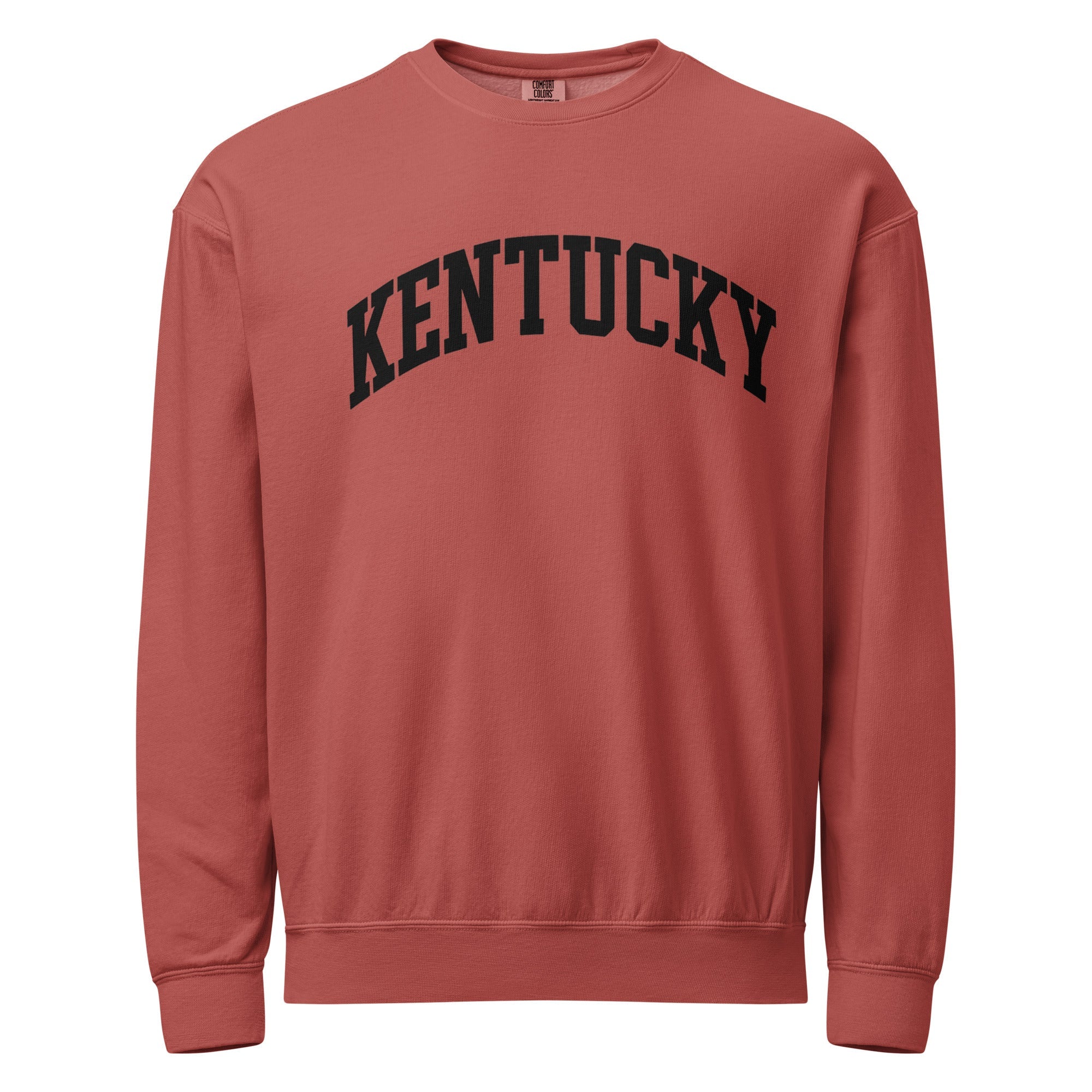 Kentucky Block Letter Sweatshirt | Bold Black Text | Vintage Fleece - Bluegrass Elite Apparel LLC
