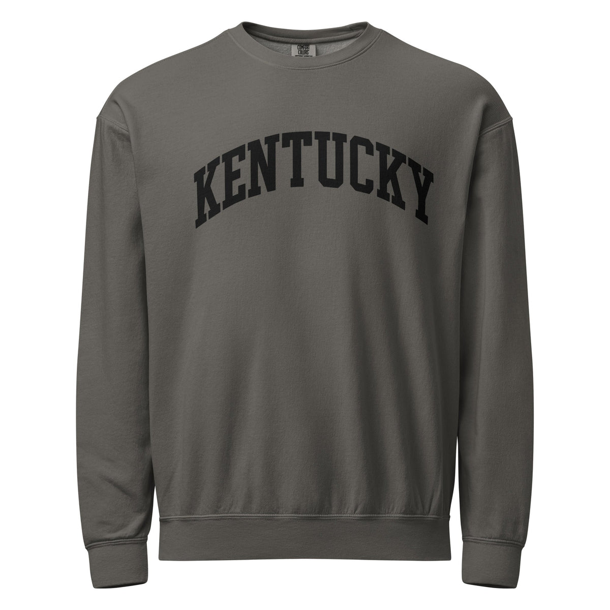 Kentucky Block Letter Sweatshirt | Bold Black Text | Vintage Fleece - Bluegrass Elite Apparel LLC