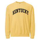Kentucky Block Letter Sweatshirt | Bold Black Text | Vintage Fleece - Bluegrass Elite Apparel LLC