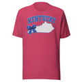 Kentucky Blue Dot Bow Tee | State Pride Script Design | Classic - Bluegrass Elite Apparel LLC