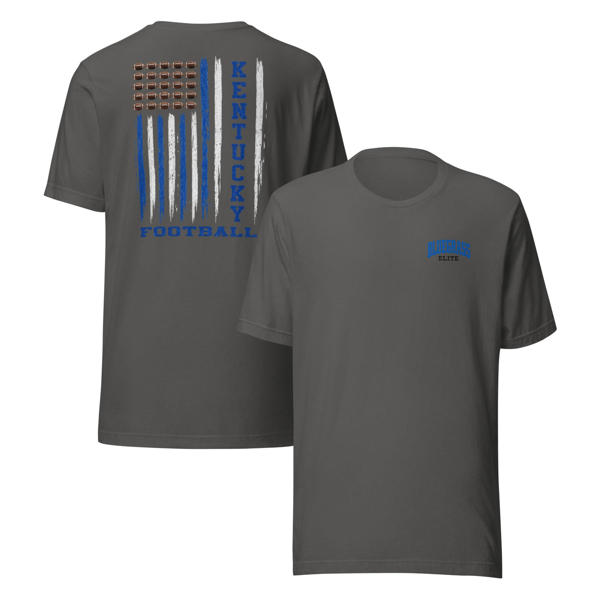 Kentucky Blue Heritage Ball Flag Classic Tee - Bluegrass Elite Apparel LLC