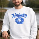 Kentucky Blue Hoodie | Baseball Glove Graphic | Classic Fleece Pullover - Bluegrass Elite Apparel LLC