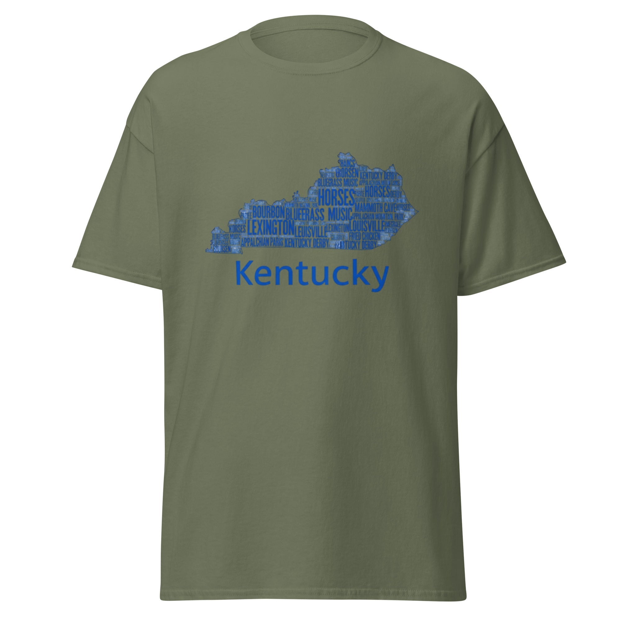 Kentucky Blue Ink classic tee - Bluegrass Elite Apparel LLC