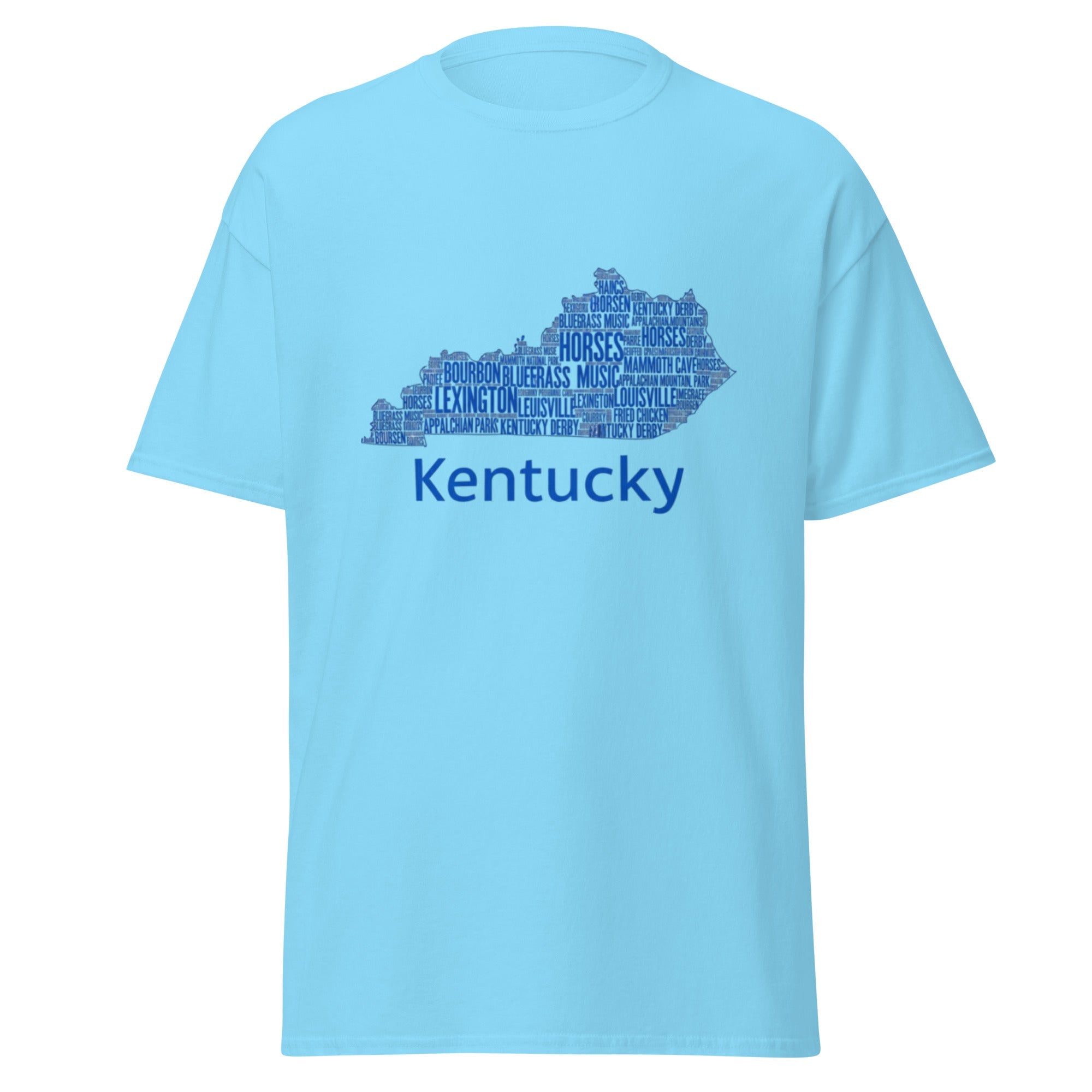 Kentucky Blue Ink classic tee - Bluegrass Elite Apparel LLC