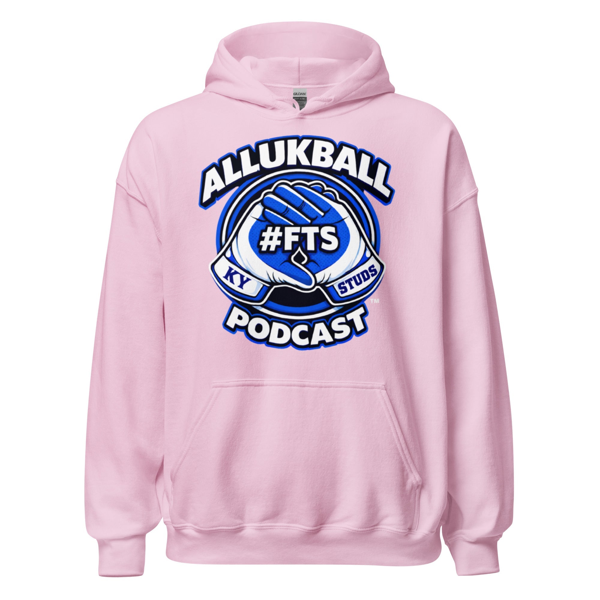 Kentucky Blue Podcast Ball Hoodie | Allukball Graphic Pullover | Classic - Bluegrass Elite Apparel LLC