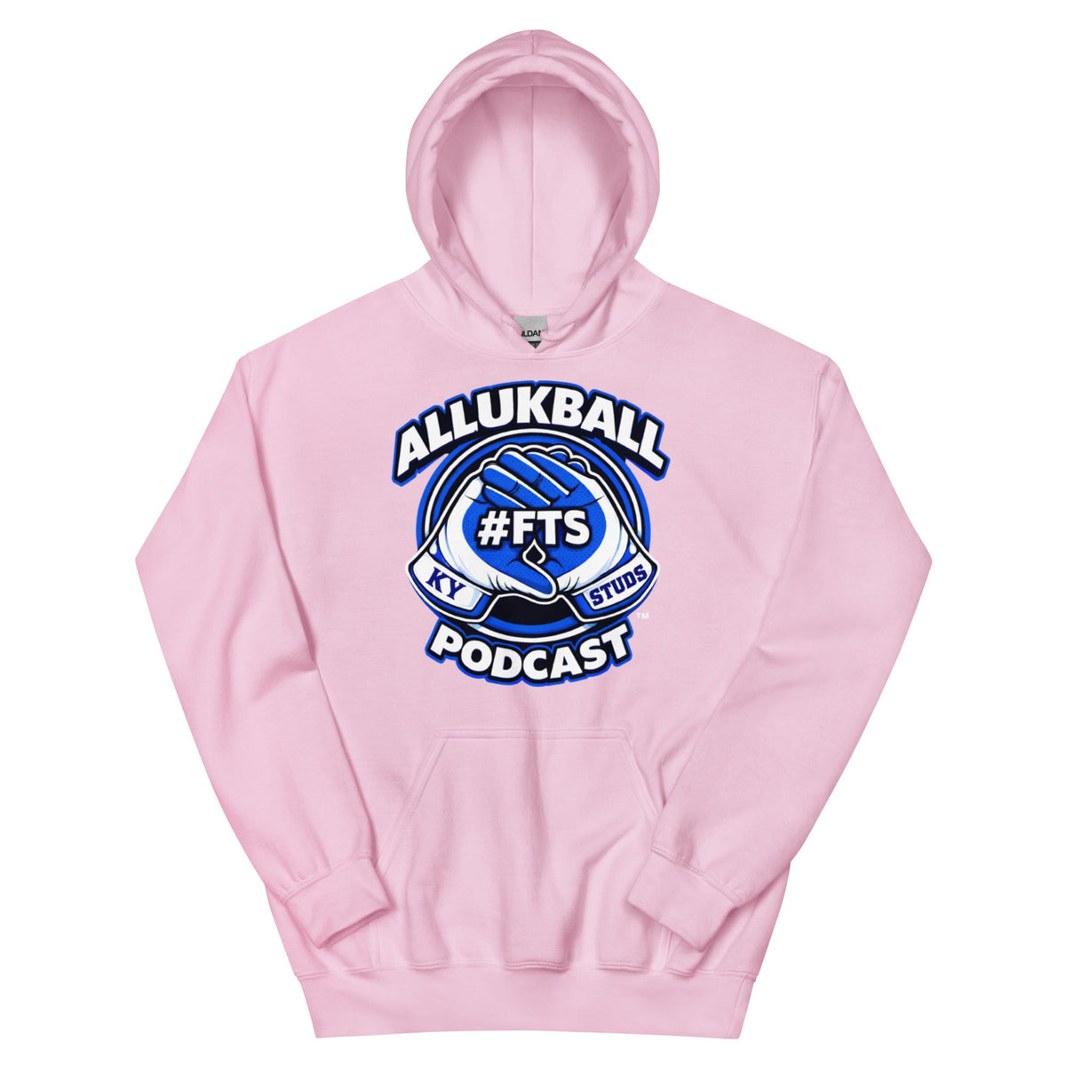 Kentucky Blue Podcast Ball Hoodie | Allukball Graphic Pullover | Classic - Bluegrass Elite Apparel LLC