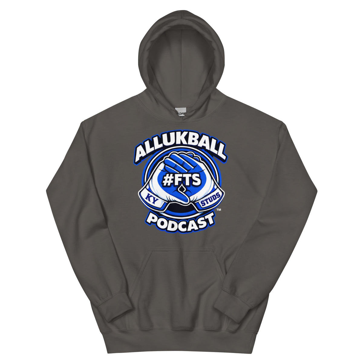 Kentucky Blue Podcast Ball Hoodie | Allukball Graphic Pullover | Classic - Bluegrass Elite Apparel LLC