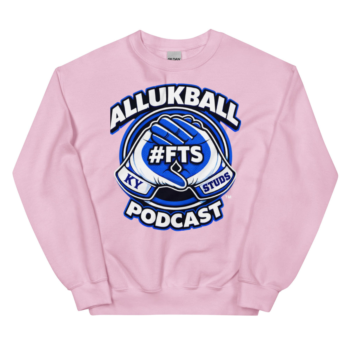 Kentucky Blue Podcast Ball Sweatshirt | Allukball Graphic Crewneck | Classic - Bluegrass Elite Apparel LLC