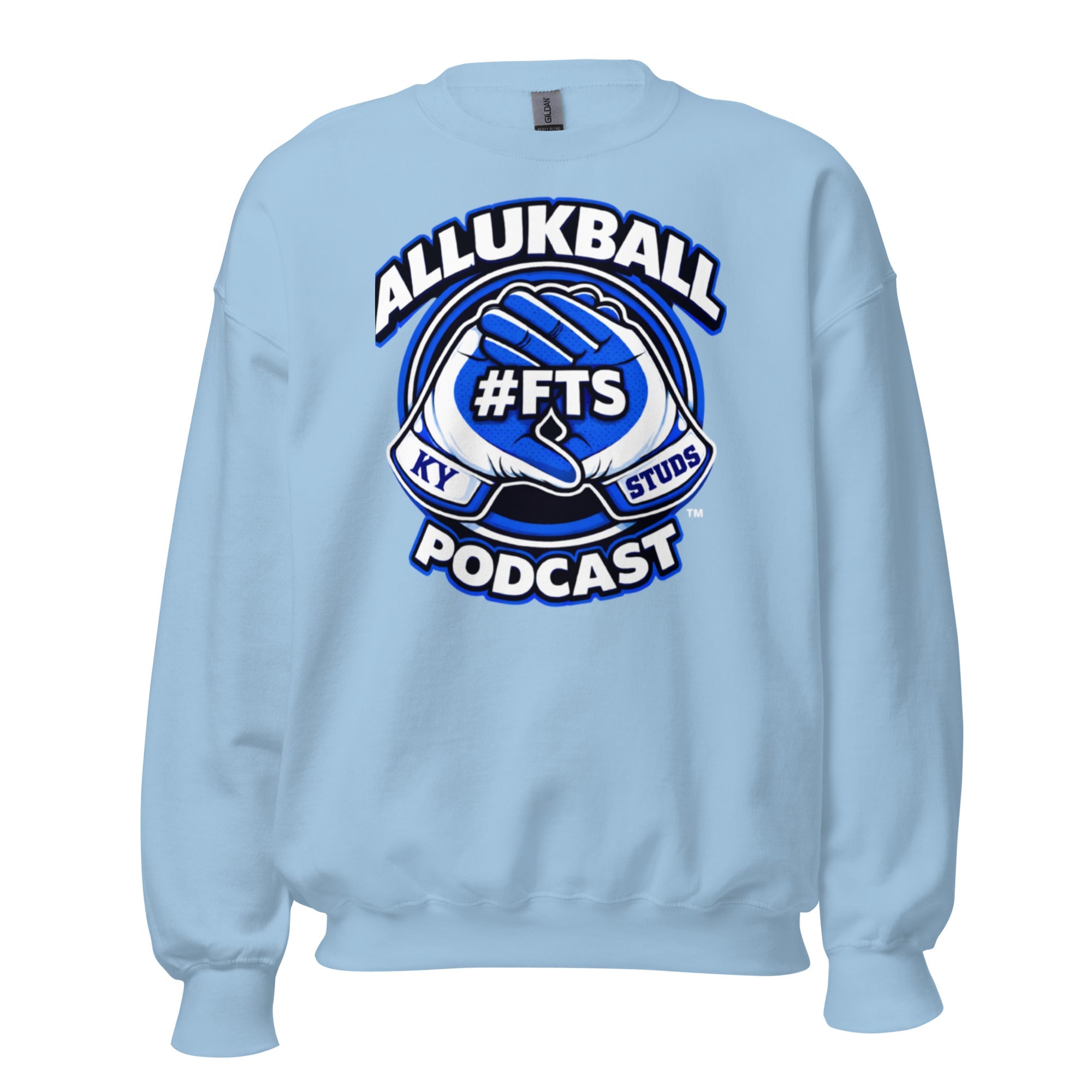 Kentucky Blue Podcast Ball Sweatshirt | Allukball Graphic Crewneck | Classic - Bluegrass Elite Apparel LLC