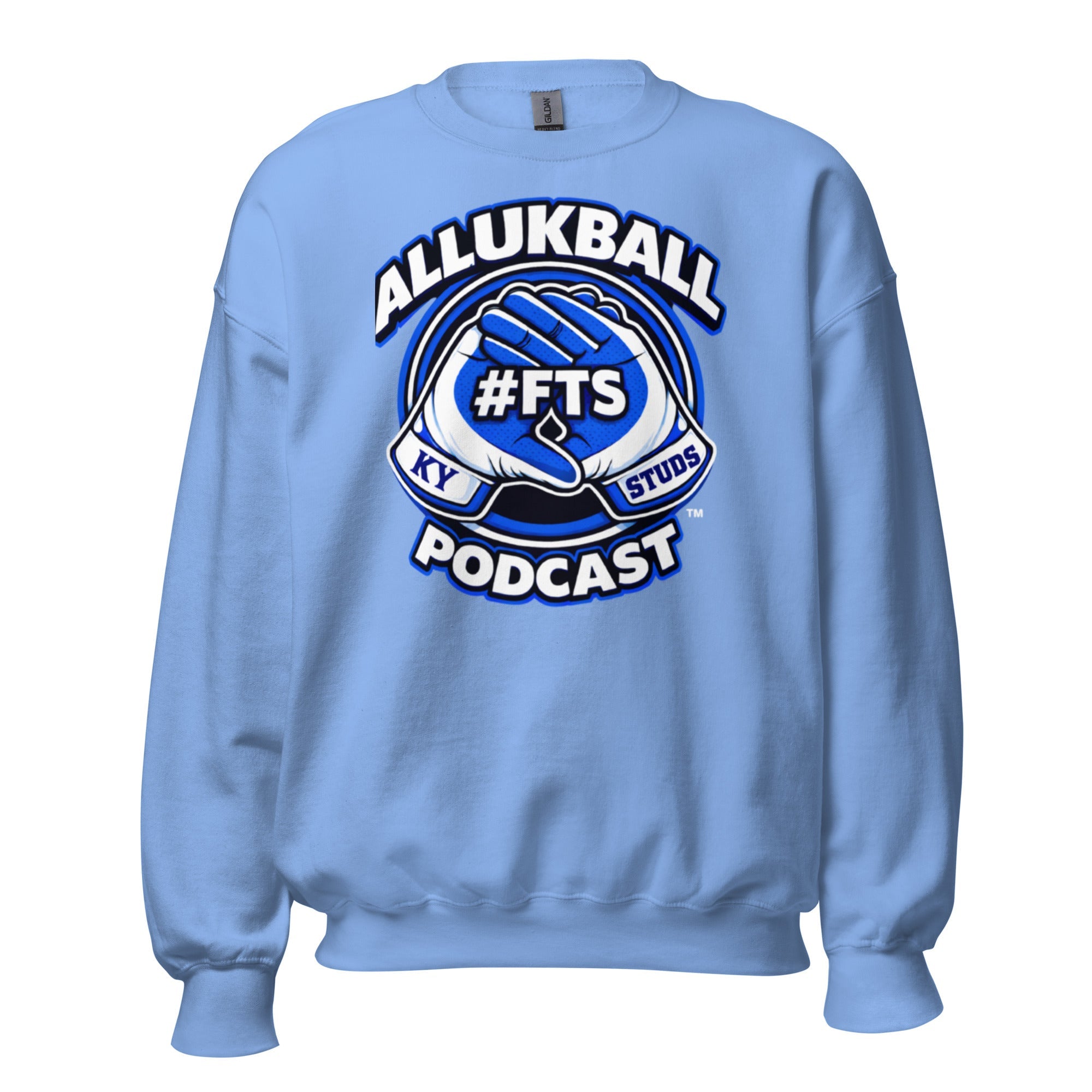 Kentucky Blue Podcast Ball Sweatshirt | Allukball Graphic Crewneck | Classic - Bluegrass Elite Apparel LLC