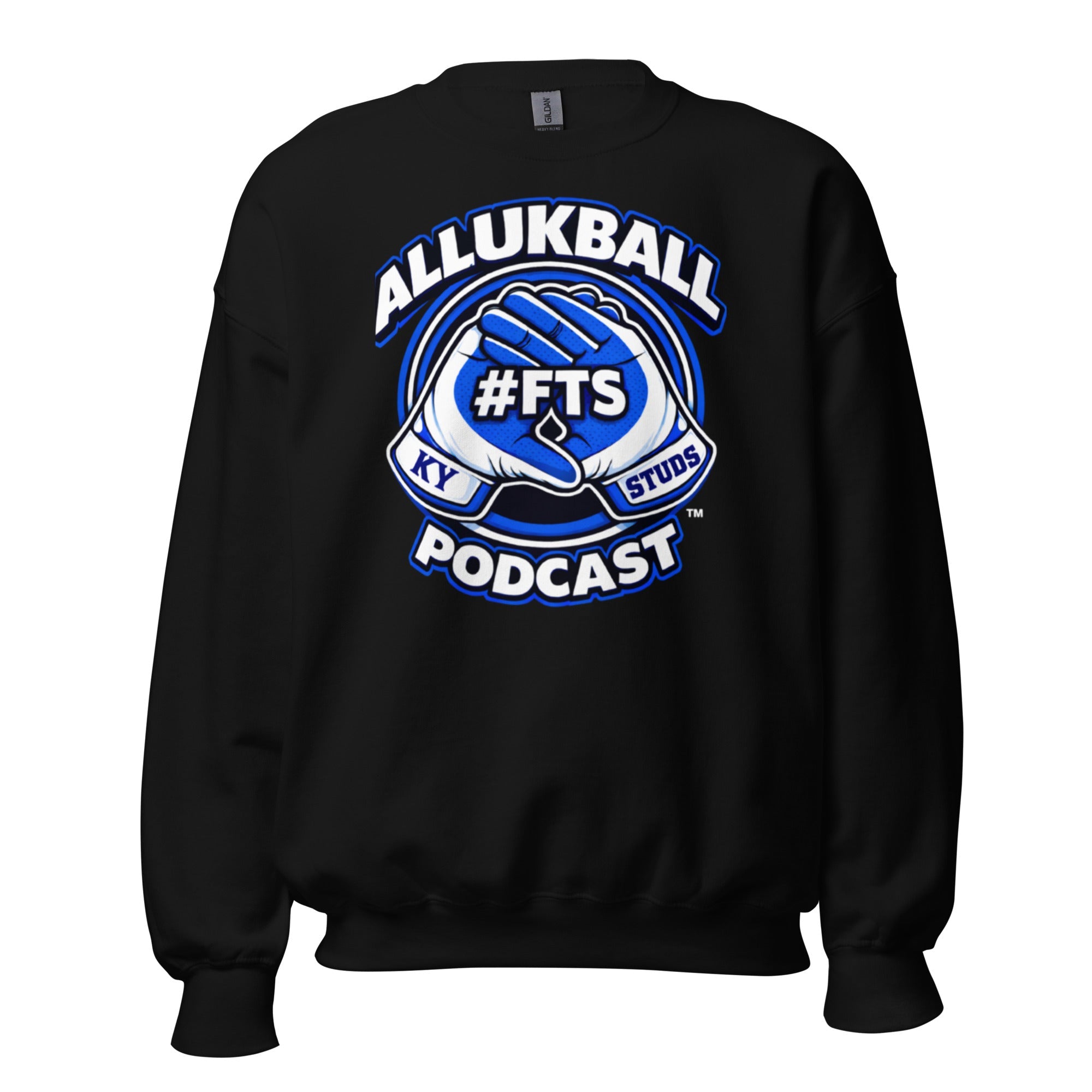 Kentucky Blue Podcast Ball Sweatshirt | Allukball Graphic Crewneck | Classic - Bluegrass Elite Apparel LLC