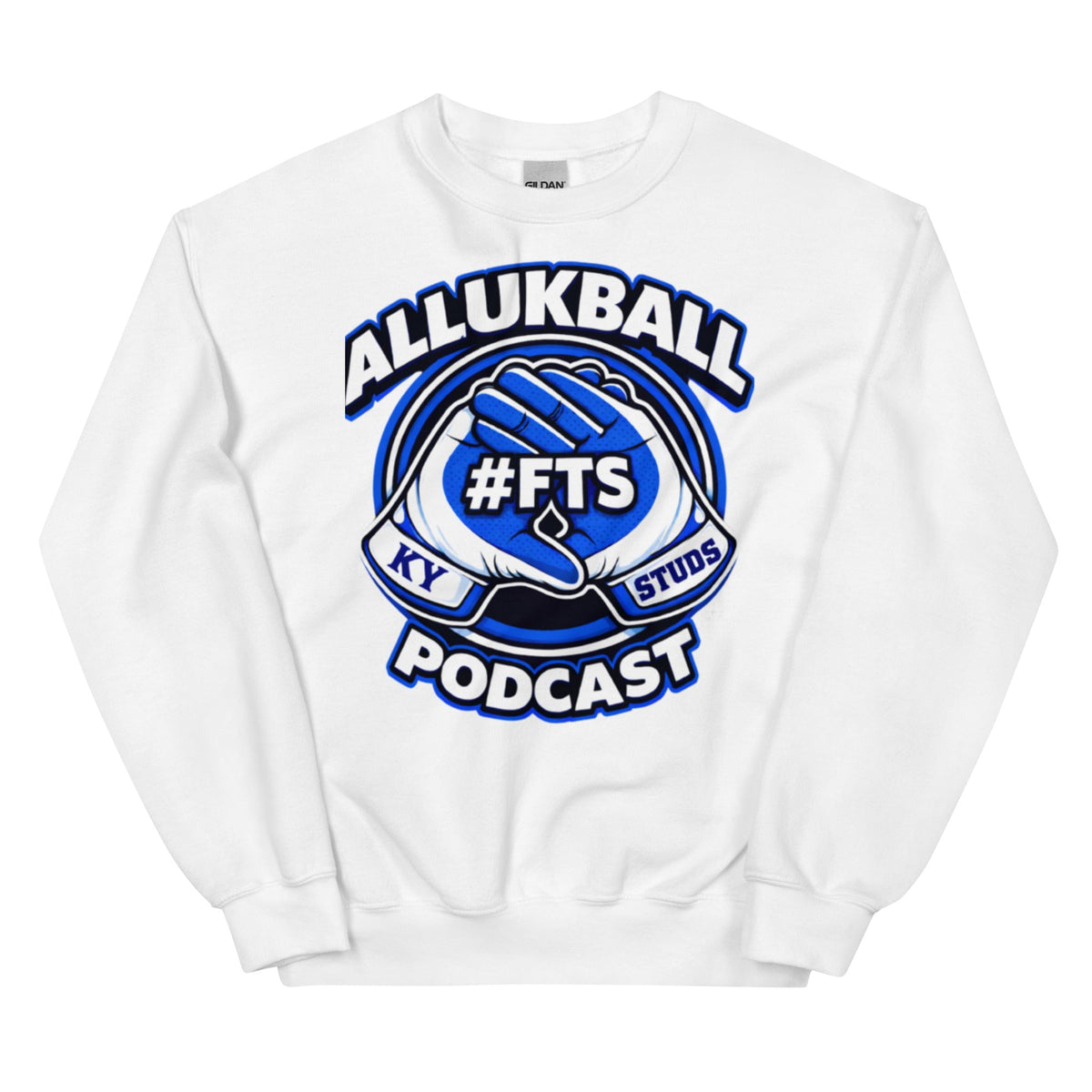 Kentucky Blue Podcast Ball Sweatshirt | Allukball Graphic Crewneck | Classic - Bluegrass Elite Apparel LLC