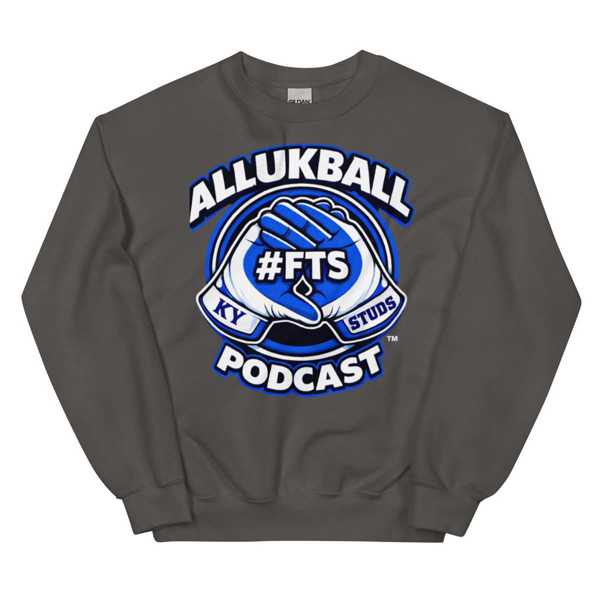 Kentucky Blue Podcast Ball Sweatshirt | Allukball Graphic Crewneck | Classic - Bluegrass Elite Apparel LLC