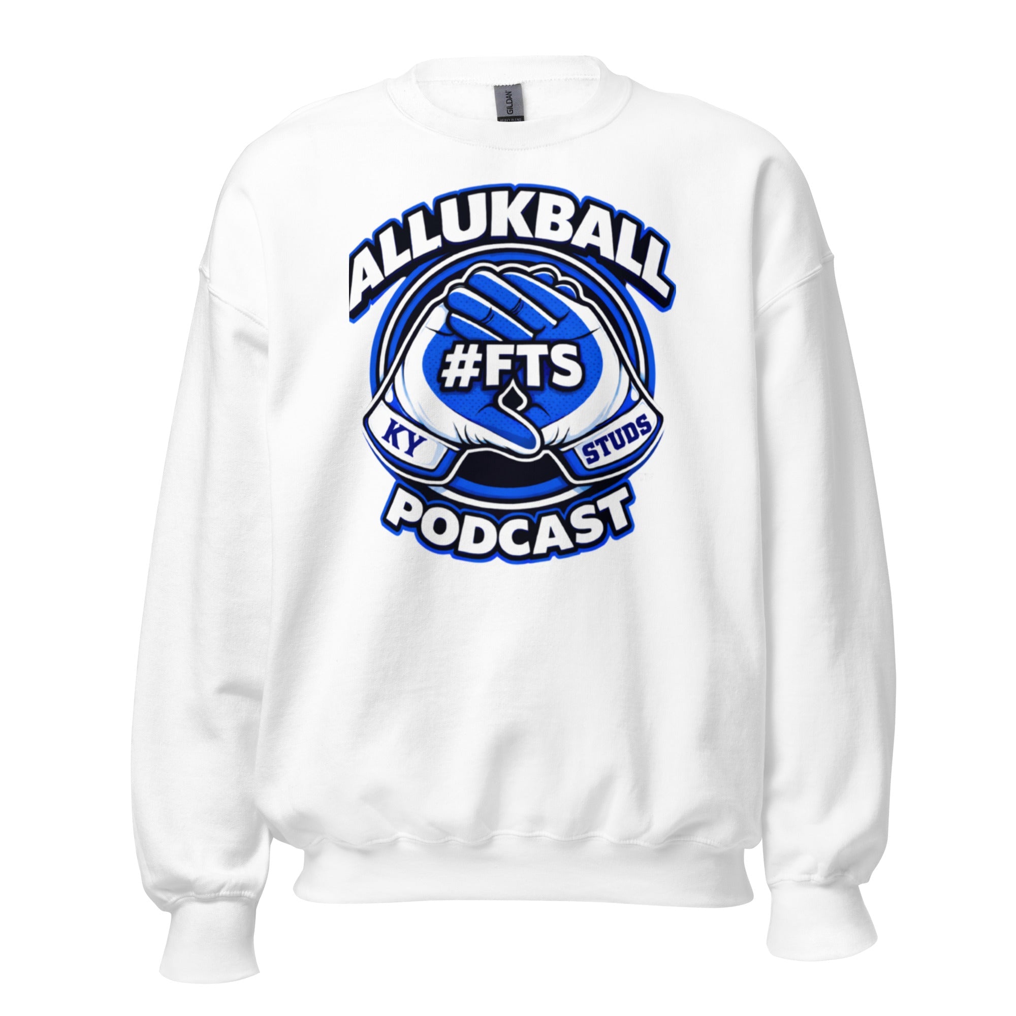 Kentucky Blue Podcast Ball Sweatshirt | Allukball Graphic Crewneck | Classic - Bluegrass Elite Apparel LLC