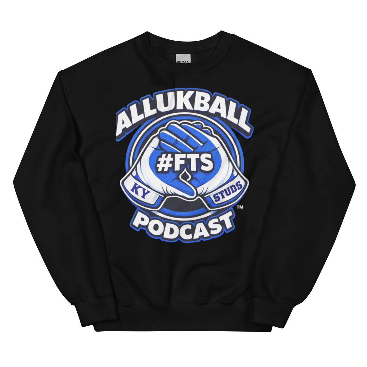 Kentucky Blue Podcast Ball Sweatshirt | Allukball Graphic Crewneck | Classic - Bluegrass Elite Apparel LLC
