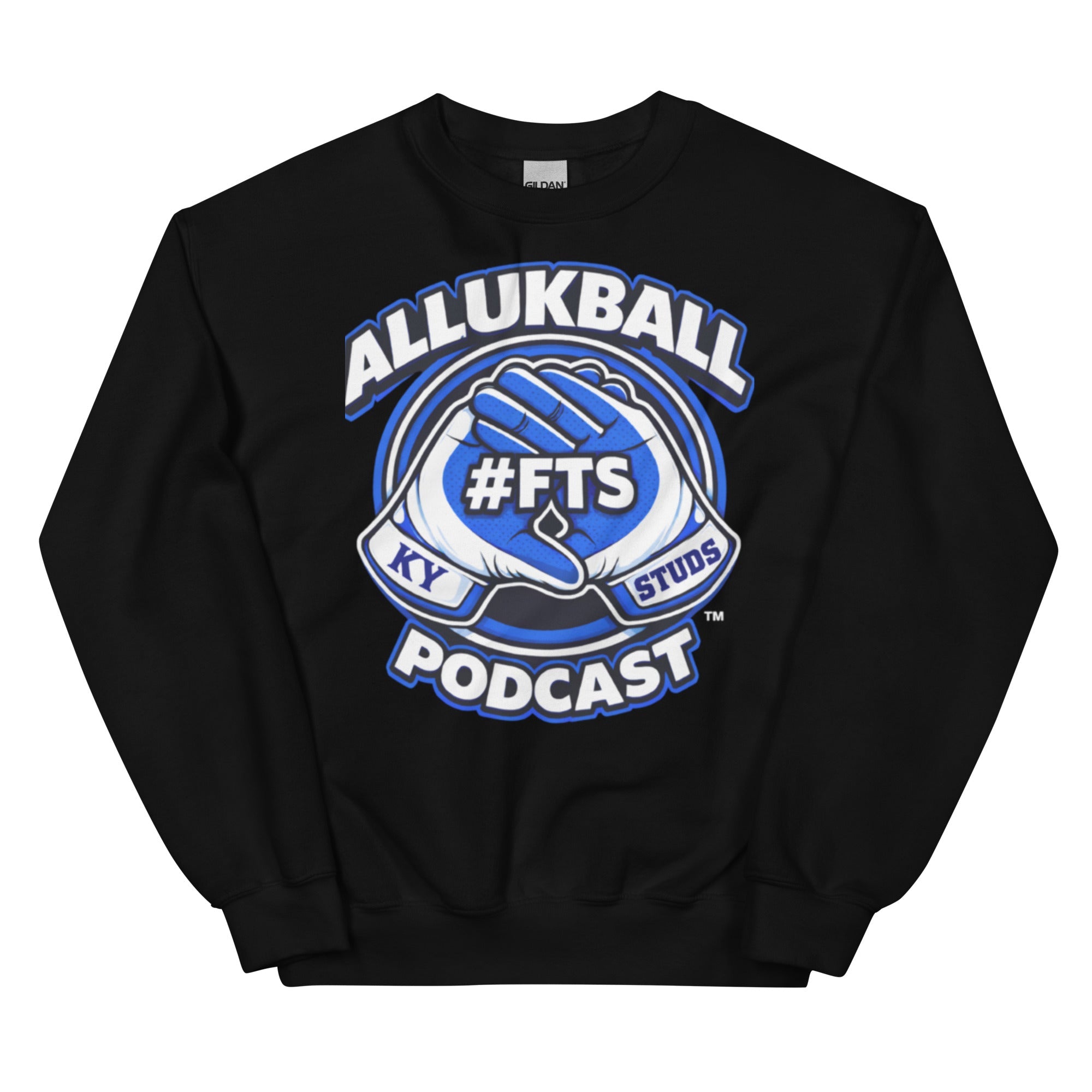 Kentucky Blue Podcast Ball Sweatshirt | Allukball Graphic Crewneck | Classic - Bluegrass Elite Apparel LLC