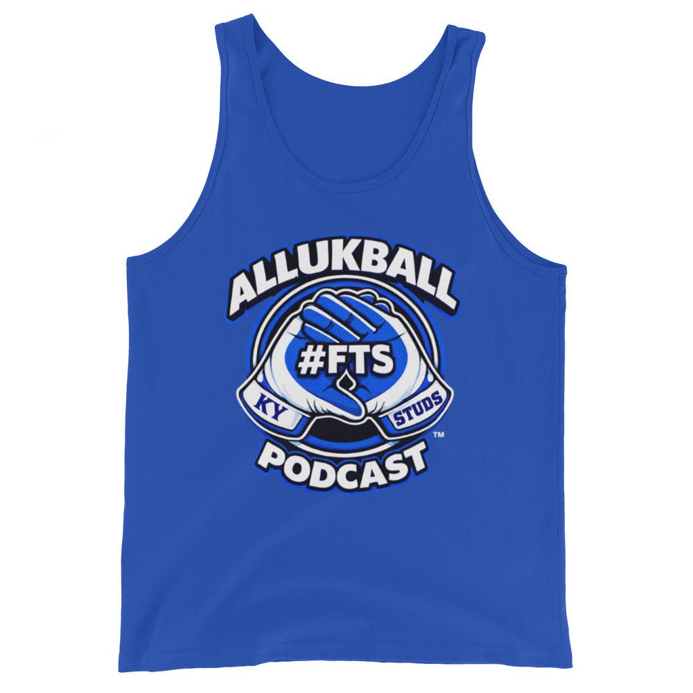 Kentucky Blue Podcast Ball Tank Top | Allukball Graphic Muscle Tank | Classic - Bluegrass Elite Apparel LLC
