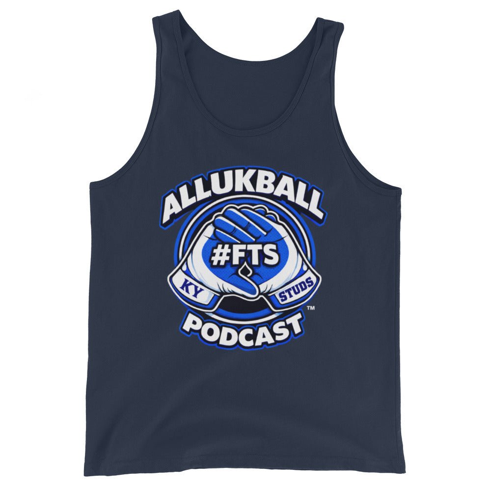 Kentucky Blue Podcast Ball Tank Top | Allukball Graphic Muscle Tank | Classic - Bluegrass Elite Apparel LLC