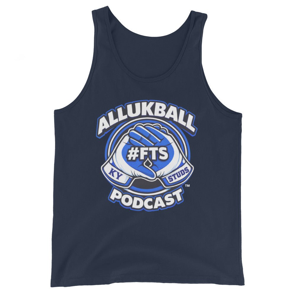 Kentucky Blue Podcast Ball Tank Top | Allukball Graphic Muscle Tank | Classic - Bluegrass Elite Apparel LLC