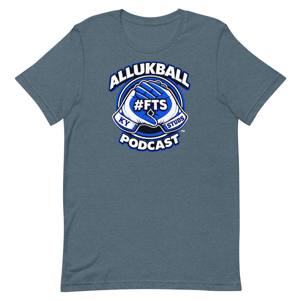 Kentucky Blue Podcast Ball Tee | Allukball Graphic Shirt | Classic - Bluegrass Elite Apparel LLC