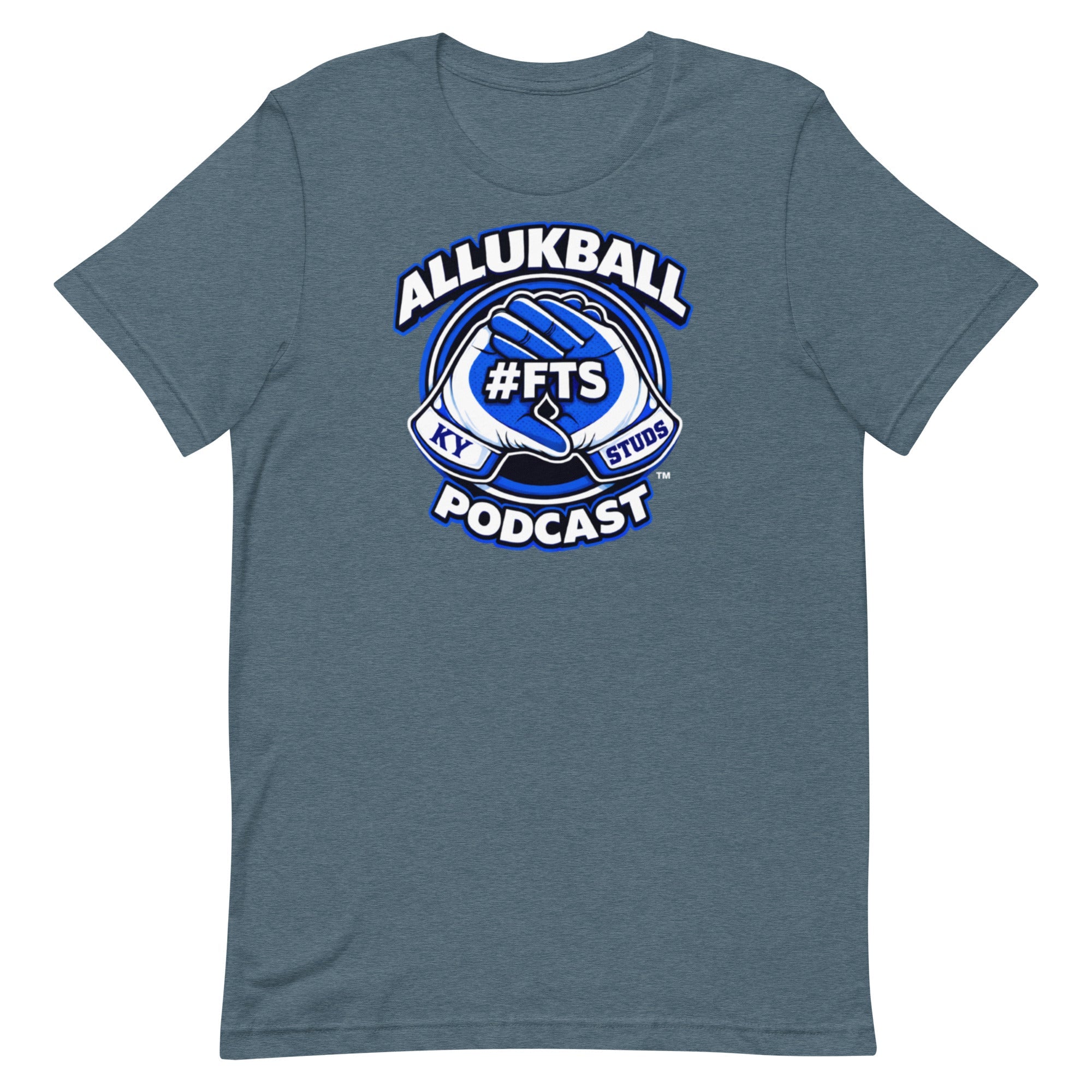 Kentucky Blue Podcast Ball Tee | Allukball Graphic Shirt | Classic - Bluegrass Elite Apparel LLC