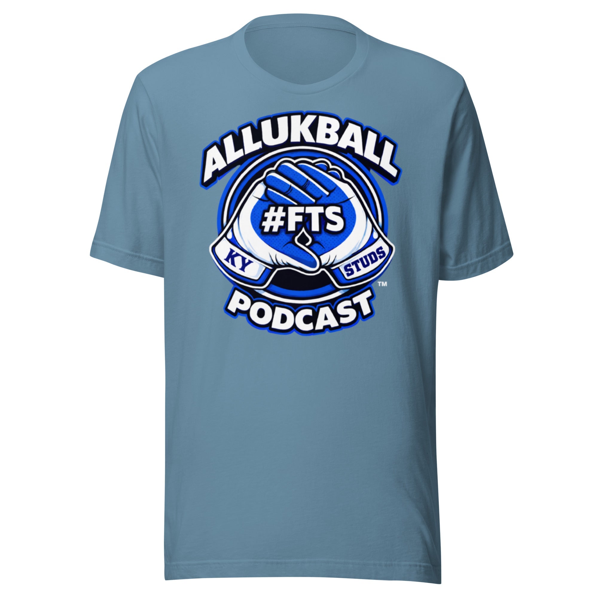 Kentucky Blue Podcast Ball Tee | Allukball Graphic Shirt | Classic - Bluegrass Elite Apparel LLC