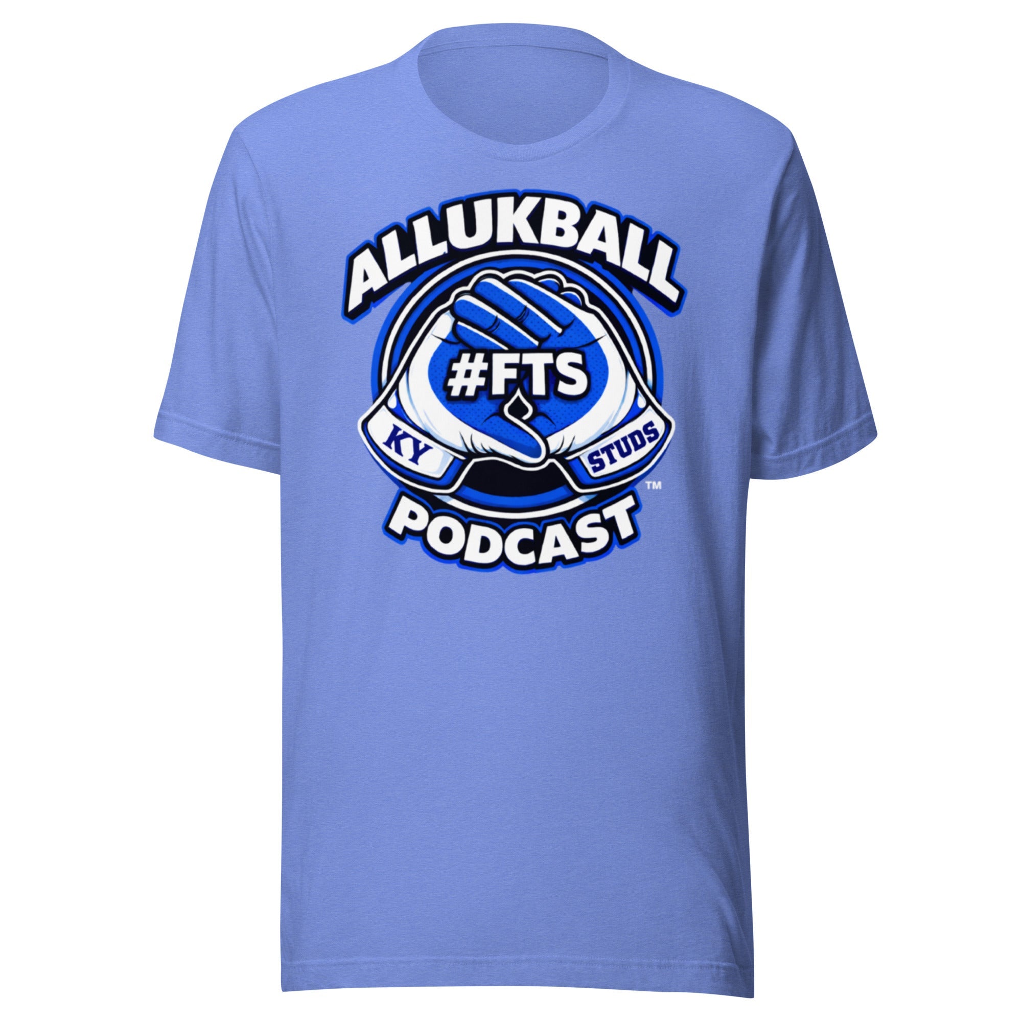 Kentucky Blue Podcast Ball Tee | Allukball Graphic Shirt | Classic - Bluegrass Elite Apparel LLC