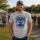 Kentucky Blue Podcast Ball Tee | Allukball Graphic Shirt | Classic - Bluegrass Elite Apparel LLC