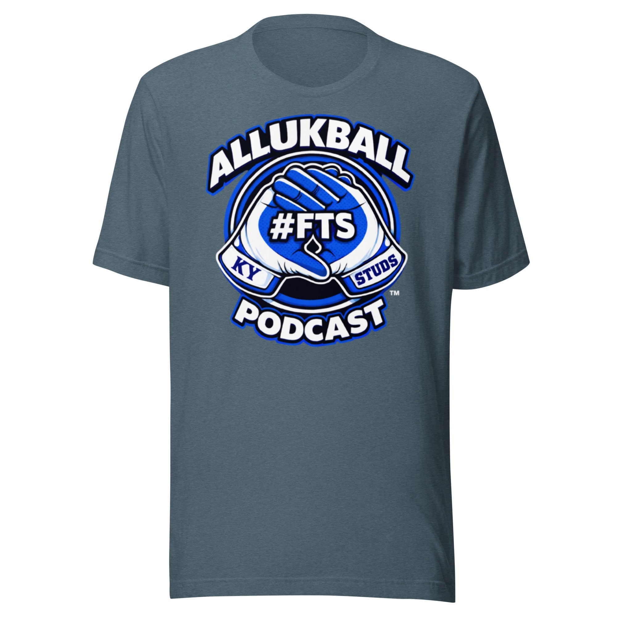Kentucky Blue Podcast Ball Tee | Allukball Graphic Shirt | Classic - Bluegrass Elite Apparel LLC