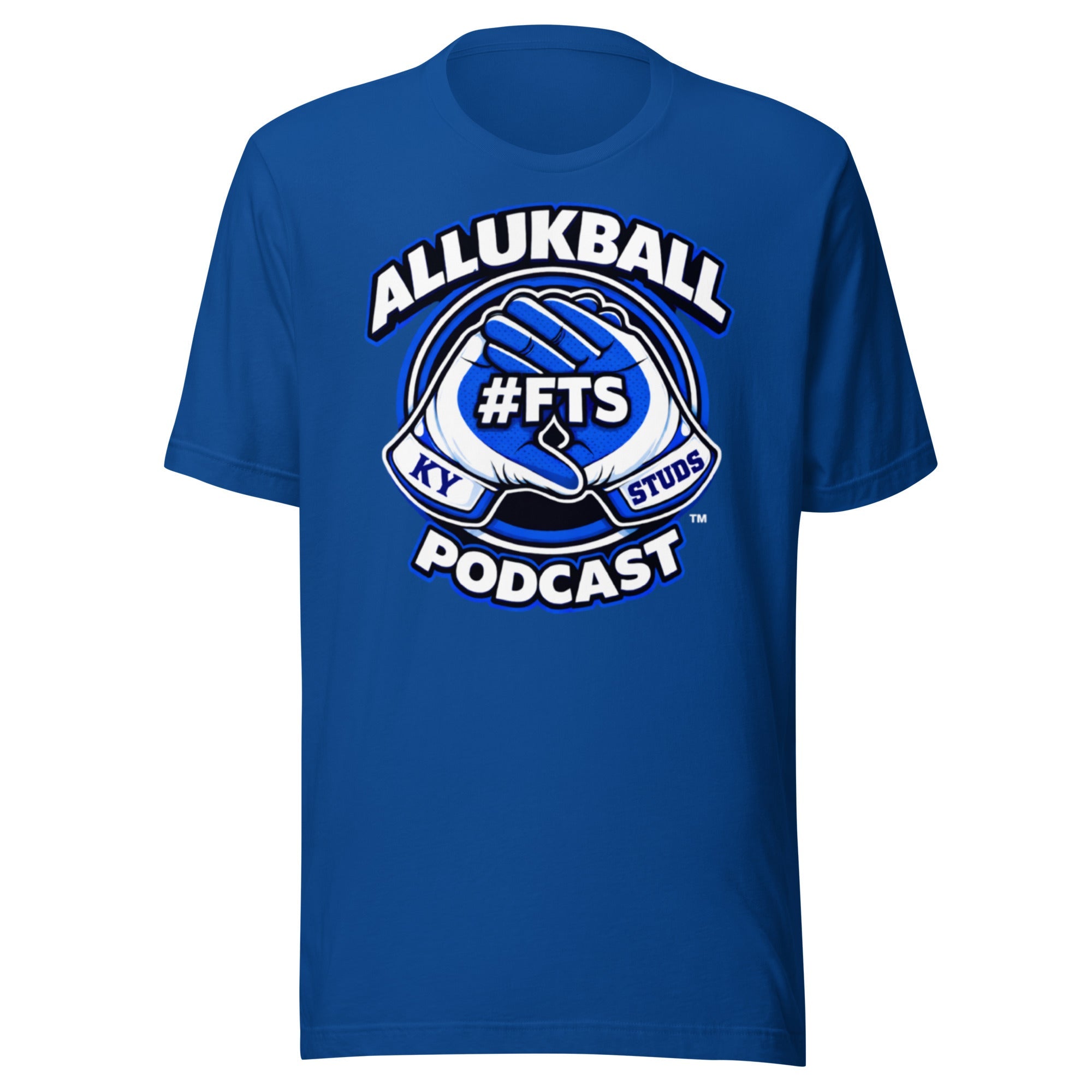 Kentucky Blue Podcast Ball Tee | Allukball Graphic Shirt | Classic - Bluegrass Elite Apparel LLC