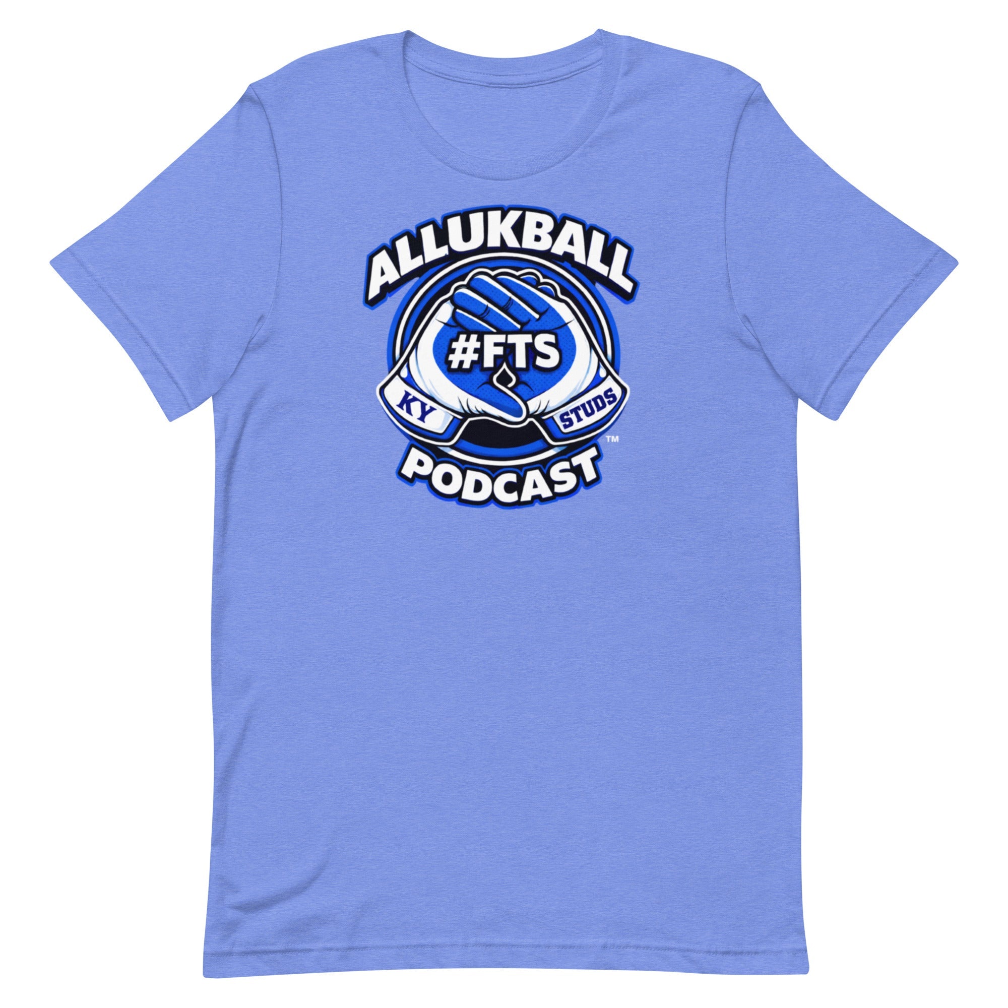 Kentucky Blue Podcast Ball Tee | Allukball Graphic Shirt | Classic - Bluegrass Elite Apparel LLC