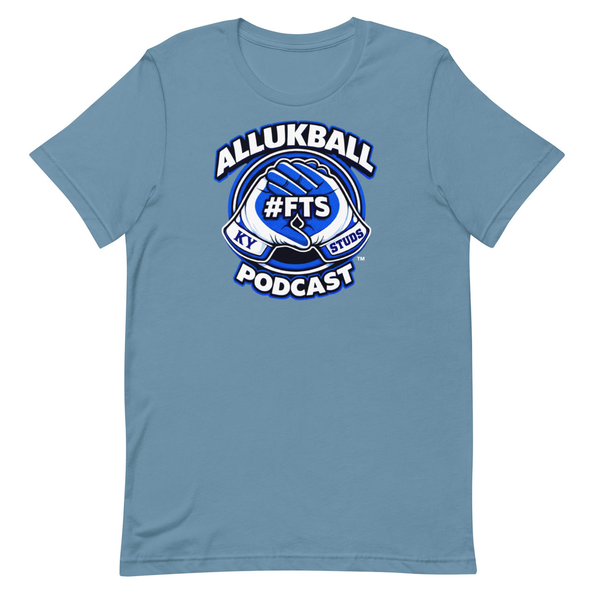 Kentucky Blue Podcast Ball Tee | Allukball Graphic Shirt | Classic - Bluegrass Elite Apparel LLC