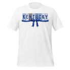 Kentucky Blue Ribbon Script Classic Tee - Bluegrass Elite Apparel LLC