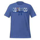 Kentucky Blue Ribbon Script Classic Tee - Bluegrass Elite Apparel LLC
