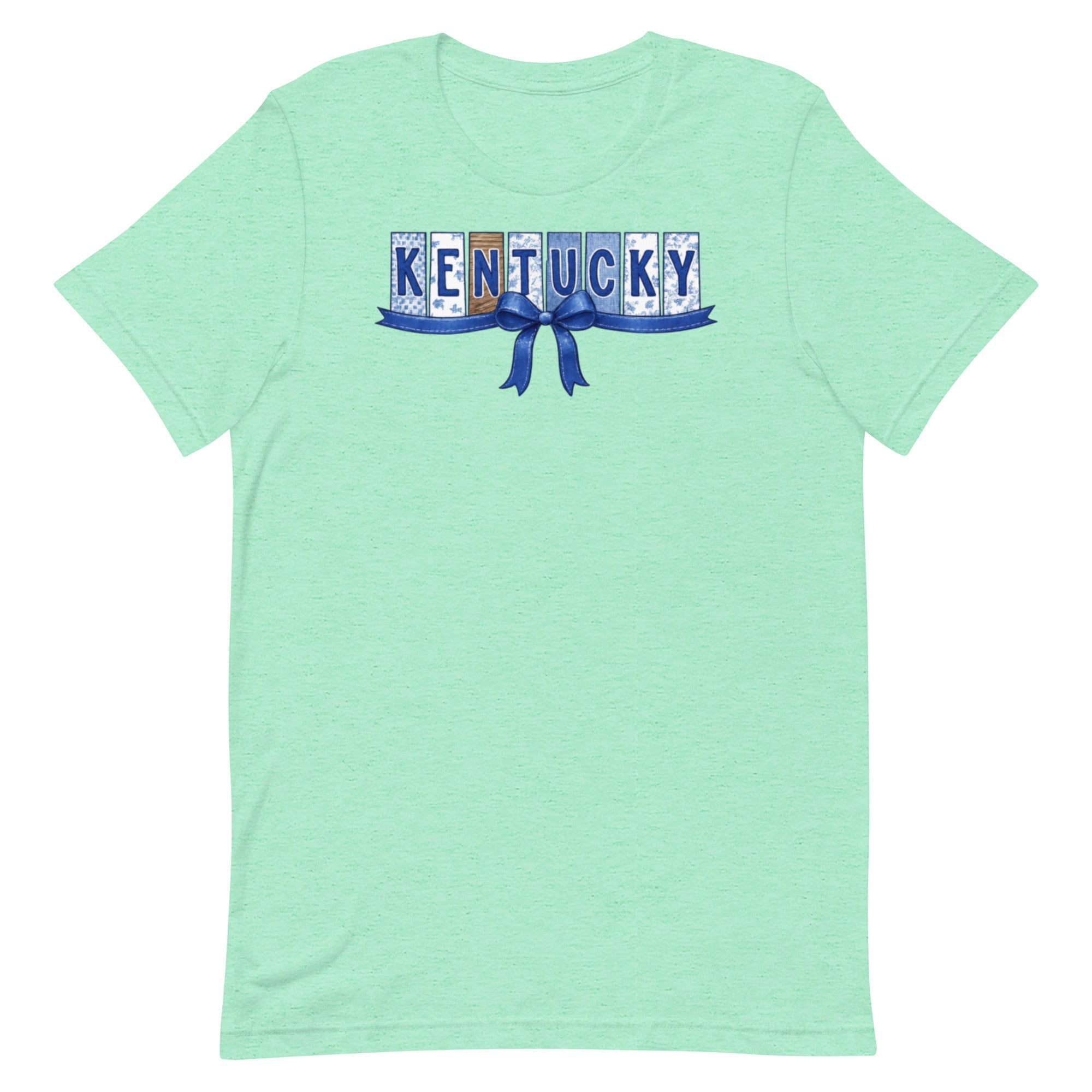 Kentucky Blue Ribbon Script Tee | Vintage Panel Design | Classic - Bluegrass Elite Apparel LLC