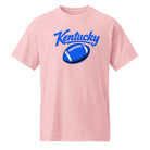 Kentucky Blue Script Ball DryBlend T-Shirt | Minimal Sports Design | Performance Cotton - Bluegrass Elite Apparel LLC