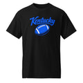 Kentucky Blue Script Ball DryBlend T-Shirt | Minimal Sports Design | Performance Cotton - Bluegrass Elite Apparel LLC