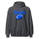 Kentucky Blue Script Ball Hoodie | Minimal Sports Design | Classic Fleece Pullover - Bluegrass Elite Apparel LLC