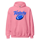 Kentucky Blue Script Ball Hoodie | Minimal Sports Design | Classic Fleece Pullover - Bluegrass Elite Apparel LLC