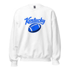 Kentucky Blue Script Ball Sweatshirt | Minimal Sports Design | Classic Crewneck - Bluegrass Elite Apparel LLC