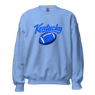 Kentucky Blue Script Ball Sweatshirt | Minimal Sports Design | Classic Crewneck - Bluegrass Elite Apparel LLC