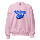 Kentucky Blue Script Ball Sweatshirt | Minimal Sports Design | Classic Crewneck - Bluegrass Elite Apparel LLC