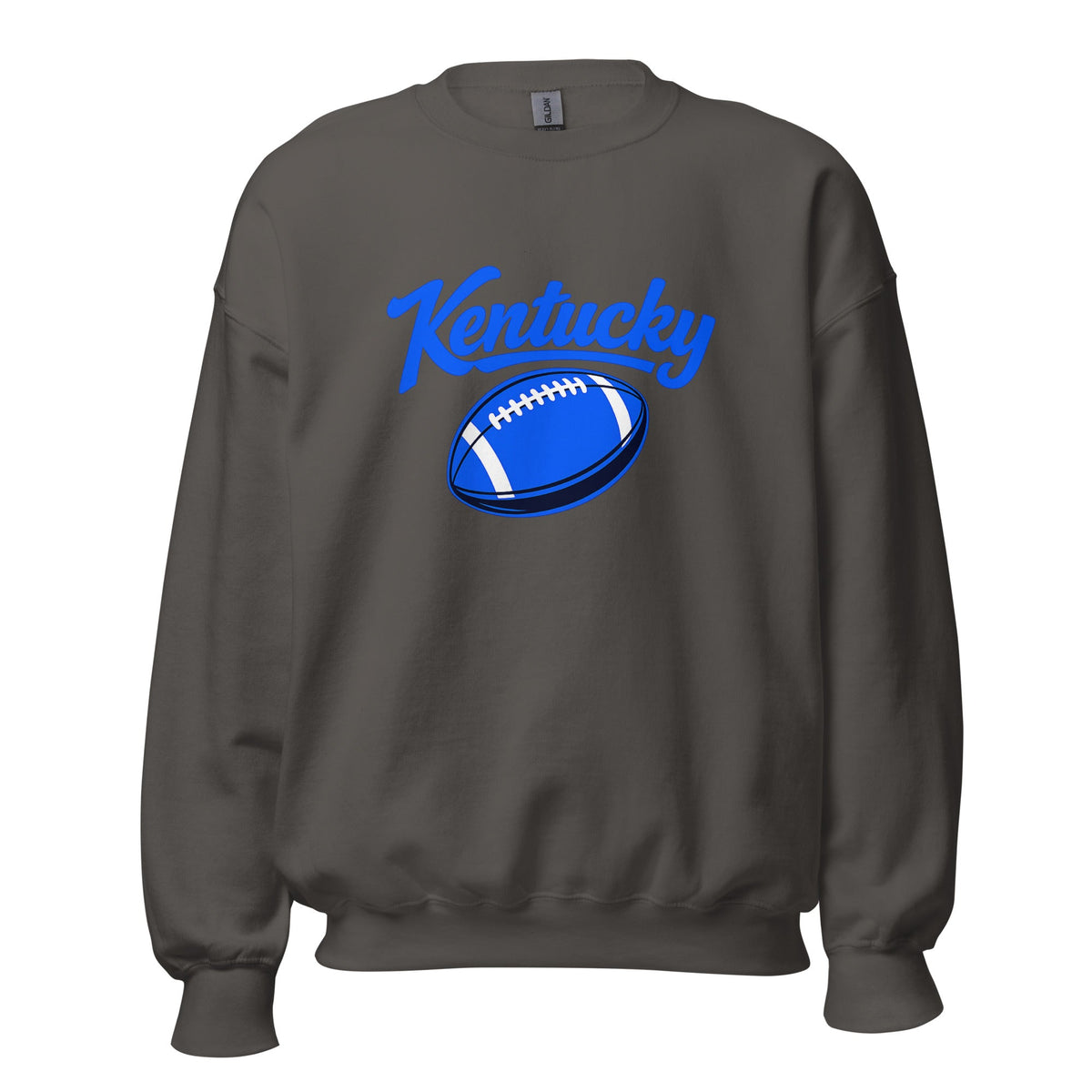 Kentucky Blue Script Ball Sweatshirt | Minimal Sports Design | Classic Crewneck - Bluegrass Elite Apparel LLC