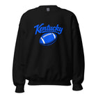 Kentucky Blue Script Ball Sweatshirt | Minimal Sports Design | Classic Crewneck - Bluegrass Elite Apparel LLC
